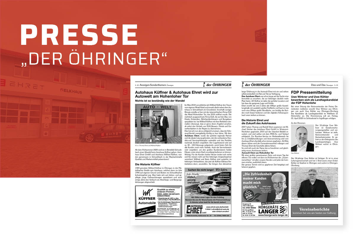 Artikel im Öhringer